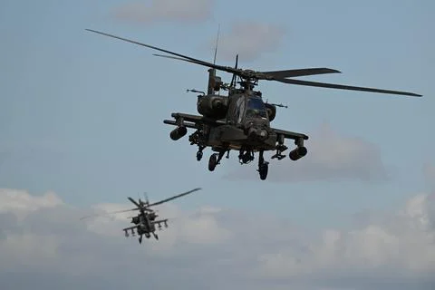 Training demonstration by units of the 18th Mechanized Division in Nowa Deba, Po Stock Photos