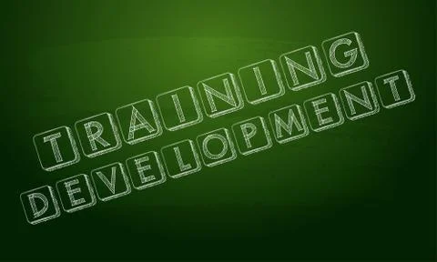 Training  development Stock Illustration
