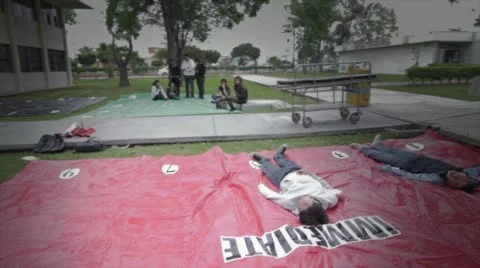 Training exercise Stock Footage 10901474