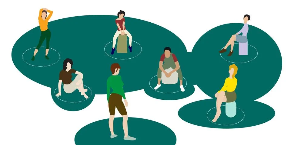 Training exercise Stock Illustration