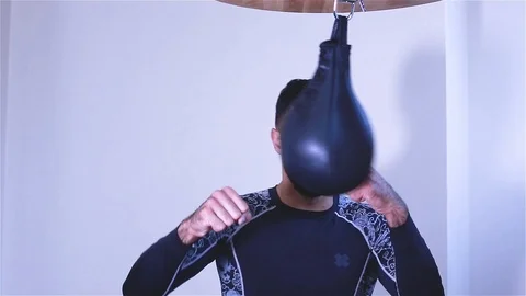 The training of fighter Stock Footage 95032230