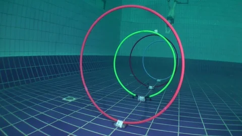 Training for freediving in pool. Stock Footage 72421998