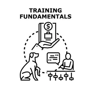 Training fundamentals learning process and career development 스톡 일러스트