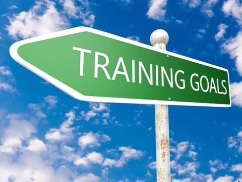 Training goals Stock Illustration