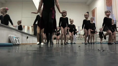 Training a group of people rhythmic fast and fiery dances Stock Footage 66201774