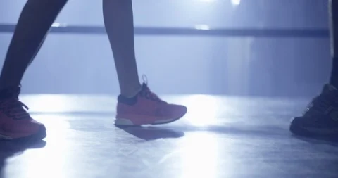 Training at the gym Stock Footage 99251856