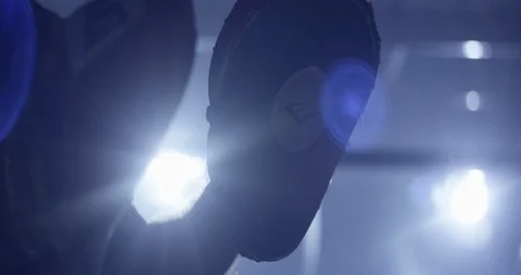 Training at the gym Stock Footage 99252088