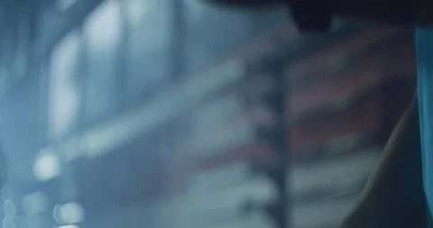 Training at the gym Stock Footage 99463832