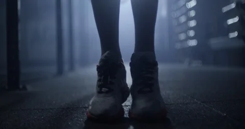 Training at the gym Stock Footage 99463993