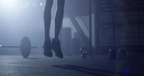 Training at the gym Stock Footage 99465307