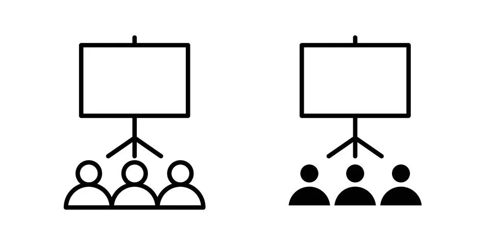 Training icon illustration vector, icon set for apps Stock Illustration