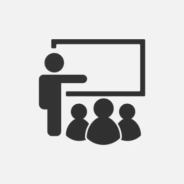 Training icon isolated on white background. Vector illustration. Stock Illustration