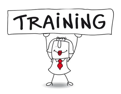 Training Stock Illustration