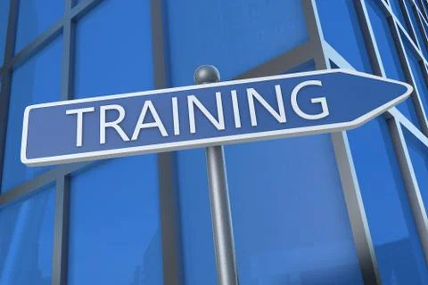 Training Illustrazione stock