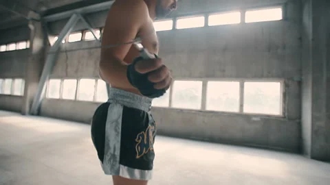 Training with Jumping Rope Stockbeeldmateriaal 91793456