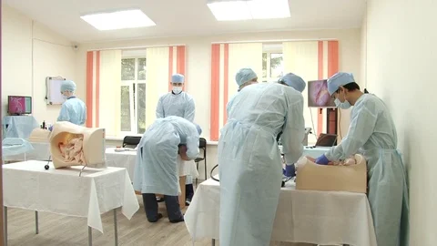 Training in models Stock Footage 103188581