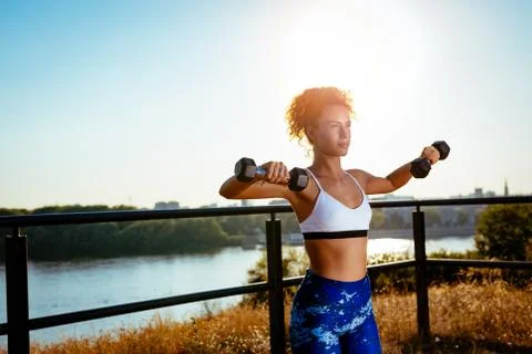 Training In Nature Stockfoto's