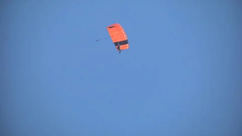 Training parachute jumps. Stock Footage 137070114