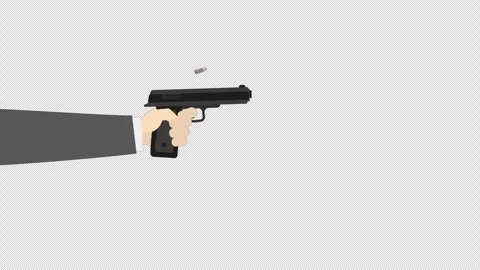 Training with a Pistol at the Shooting Range Alpha Channel 스톡 동영상 288525782