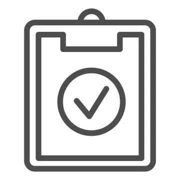 Training plan line and solid icon. Schedule or sport program board with approved Illustration