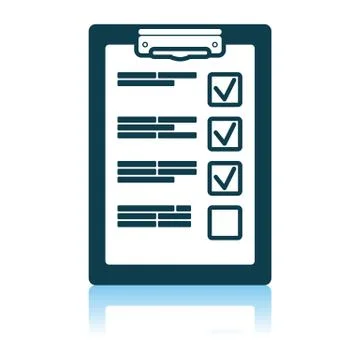 Training Plan Tablet Icon Stock Illustration