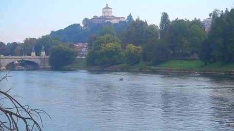 Training in the Po River Stock Footage 98025859