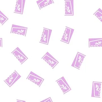 Training in the pool glyph vector seamless pattern Stock Illustration