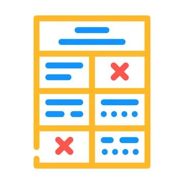 Training program color icon vector illustration イラスト素材