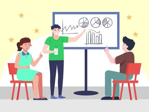 Training Program Concept Illustration Style Illustrazione stock