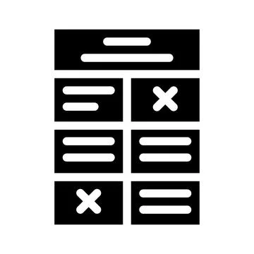 Training program glyph icon vector illustration Stock Illustration