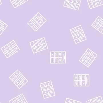 Training program line vector seamless pattern イラスト素材