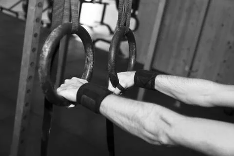 Training rings Stock Photos