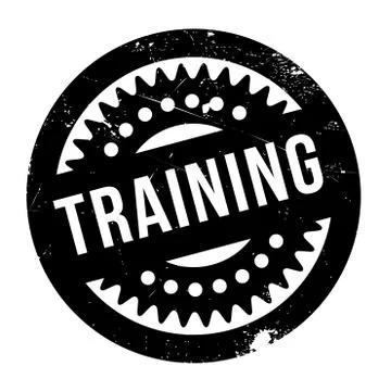 Training rubber stamp Stock Illustration