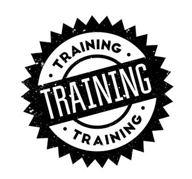 Training rubber stamp Stock Illustration