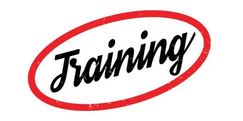 Training rubber stamp Stock Illustration