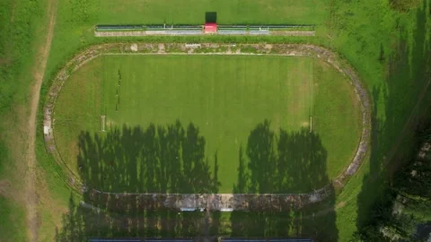 Training on the rugby stadium Stock Footage 238804051