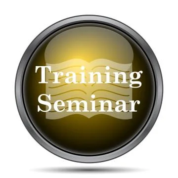 Training seminar icon. Internet button on white background.. イラスト素材