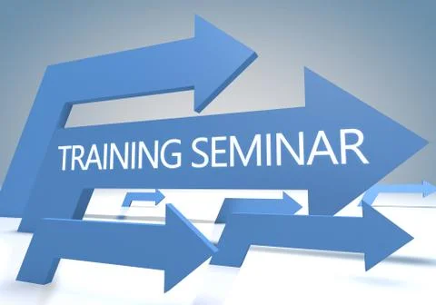 Training seminar Illustrazione stock
