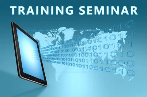 Training seminar Illustrazione stock