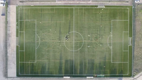 A Training Session with Long Shadows in the Evening. Concept Dedication and.. Stock Footage 314402719