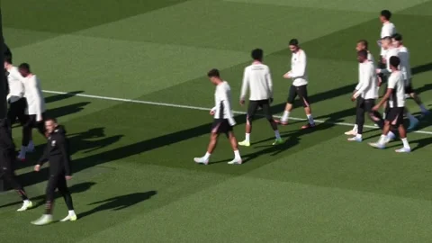 Training session of PSG, París, FR - 08 Apr 2025 Stock Footage 306138238