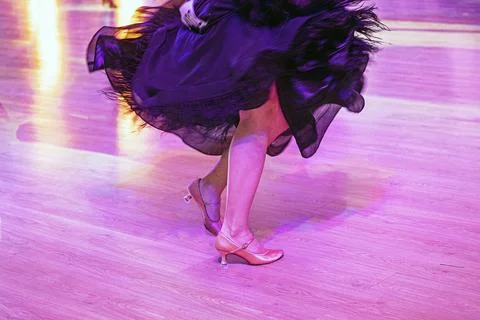 Training for the Standard Ballroom Dance Program, Junior Class Stock Photos