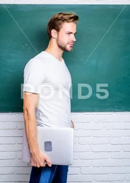 Training through online courses or webinar. back to school. business school Stock Photos