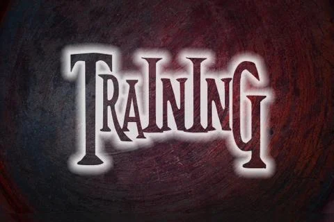 Training time concept Stock Illustration