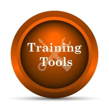 Training tools icon. Internet button on white background.. イラスト素材
