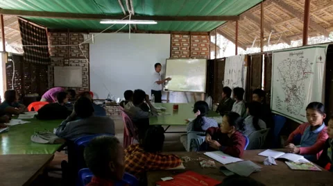 Training Trainers at a ADRA Workshop Vídeo Stock 36417270