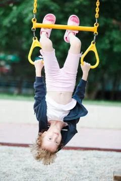 Training upside down Stock Photos