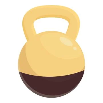 Training weight icon cartoon vector. Boxing sport game Stock Illustration