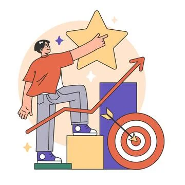 Training workshop. Interactive training process. Professional development. Stock Illustration