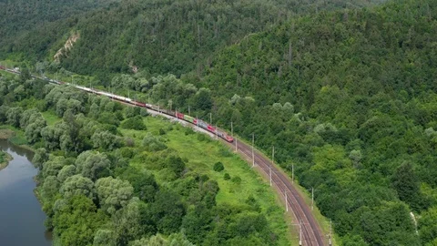 Train.Pull back and filming train. 스톡 동영상 112858114